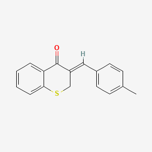 (3Z)-3-[(4-methylphenyl)methylidene]thiochromen-4-one