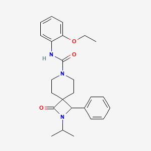 N-(2-ethoxyphenyl)-2-isopropyl-1-oxo-3-phenyl-2,7-diazaspiro[3.5]nonane-7-carboxamide