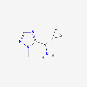 1-cyclopropyl-1-(1-methyl-1H-1,2,4-triazol-5-yl)methanamine