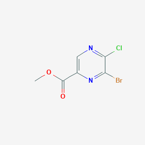Methyl 6-bromo-5-chloropyrazine-2-carboxylate