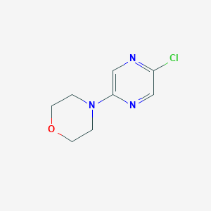 molecular formula C8H10ClN3O B1649550 4-(5-Chloropyrazin-2-YL)morpholine CAS No. 1017781-68-8