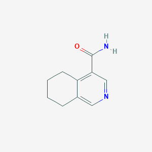 molecular formula C10H12N2O B1649576 5,6,7,8-Tetrahydroisoquinoline-4-carboxamide CAS No. 1019108-12-3