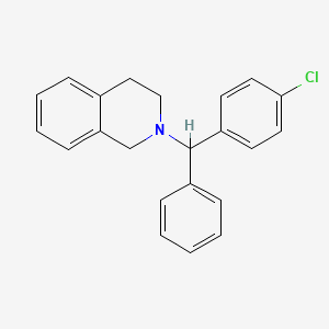 molecular formula C22H20ClN B1649613 2-[(4-Chlorophenyl)(phenyl)methyl]-1,2,3,4-tetrahydroisoquinoline CAS No. 102395-76-6