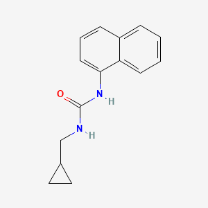 molecular formula C15H16N2O B1649617 1-Cyclopropylmethyl-3-(1-naphthyl)urea CAS No. 102433-13-6