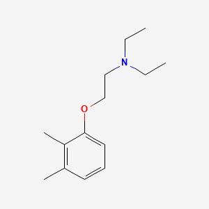 molecular formula C14H23NO B1649618 2-(2,3-Dimethylphenoxy)ethyldiethylamine CAS No. 102433-98-7