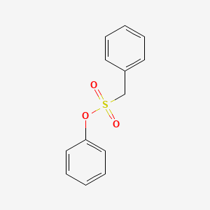 molecular formula C13H12O3S B1649638 Phenyl phenylmethanesulfonate CAS No. 10271-81-5