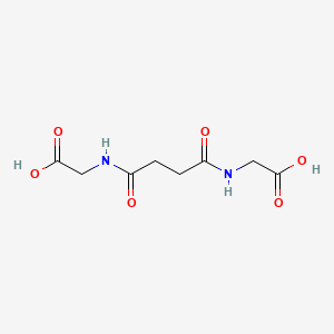 molecular formula C8H12N2O6 B1649642 Glycine, N,N'-(1,4-dioxo-1,4-butanediyl)bis- CAS No. 102817-61-8