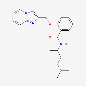 molecular formula C22H27N3O2 B1649672 2-(Imidazo[1,2-a]pyridin-2-ylmethoxy)-N-(5-methylhexan-2-yl)benzamide CAS No. 1031496-07-7