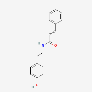 molecular formula C17H17NO2 B1649683 N-[2-(4-Hydroxyphenyl)ethyl]-3-phenylprop-2-enamide CAS No. 103188-44-9