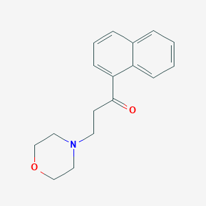 molecular formula C17H19NO2 B1649691 3-(Morpholin-4-yl)-1-(naphthalen-1-yl)propan-1-one CAS No. 10320-54-4