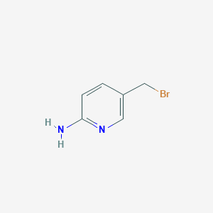 molecular formula C6H7BrN2 B1649697 5-(Bromomethyl)pyridin-2-amine CAS No. 1033203-28-9