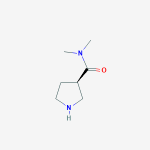 (3R)-N,N-Dimethylpyrrolidine-3-carboxamide