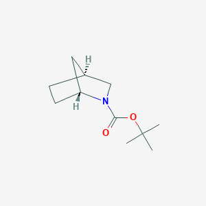 molecular formula C11H19NO2 B1649706 (1R,4S)-叔丁基2-氮杂双环[2.2.1]庚烷-2-羧酸酯 CAS No. 1034912-28-1