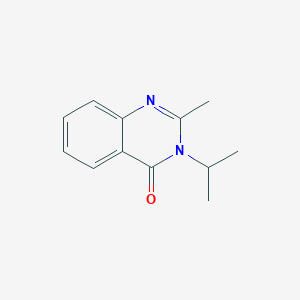 molecular formula C12H14N2O B1649715 2-Methyl-3-propan-2-ylquinazolin-4-one CAS No. 10367-29-0