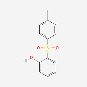 molecular formula C13H12O3S B1649718 Phenol, 2-[(4-methylphenyl)sulfonyl]- CAS No. 10371-01-4