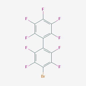 molecular formula C12BrF9 B1649719 1-Bromo-2,3,5,6-tetrafluoro-4-(2,3,4,5,6-pentafluorophenyl)benzene CAS No. 1038-65-9