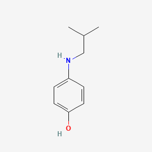 molecular formula C10H15NO B1649731 4-(Isobutylamino)phenol CAS No. 104-17-6