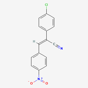 molecular formula C15H9ClN2O2 B1649734 p-Nitrobenzylidene-p-chlorophenylacetonitrile CAS No. 104089-73-8