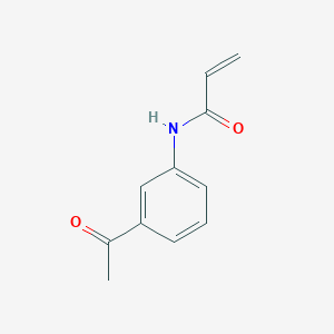 molecular formula C11H11NO2 B1649744 N-(3-Acetylphenyl)prop-2-enamide CAS No. 104373-97-9