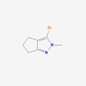 3-bromo-2-methyl-5,6-dihydro-4H-cyclopenta[c]pyrazole