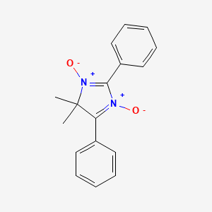 4H-Imidazole, 4,4-dimethyl-2,5-diphenyl-, 1,3-dioxide