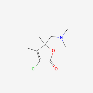 3-Chloro-5-((dimethylamino)methyl)-4,5-dimethyl-2(5H)-furanone