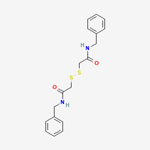 Acetamide, 2,2'-dithiobis[N-(phenylmethyl)-