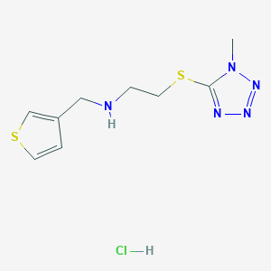 molecular formula C9H14ClN5S2 B1649793 C9H14ClN5S2 CAS No. 1049713-42-9