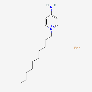 molecular formula C15H27BrN2 B1649796 1-Decylpyridin-1-ium-4-amine;bromide CAS No. 1049722-94-2