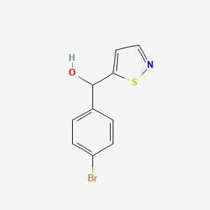 molecular formula C10H8BrNOS B1649799 (4-Bromophenyl)(1,2-thiazol-5-yl)methanol CAS No. 1049730-17-7