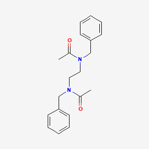 molecular formula C20H24N2O2 B1649819 N-[2-[acetyl(benzyl)amino]ethyl]-N-benzylacetamide CAS No. 10507-26-3