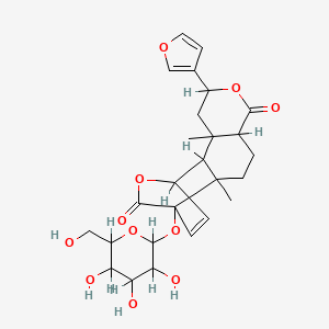 molecular formula C26H32O11 B1649833 Columbin glucoside CAS No. 105597-94-2