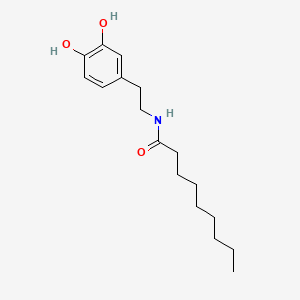 molecular formula C17H27NO3 B1649847 N-Pelargonoyldopamine CAS No. 105955-08-6