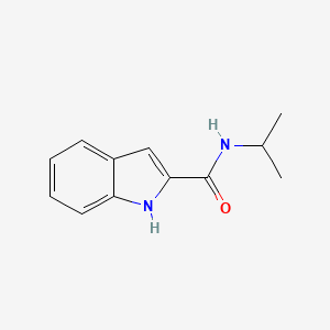 molecular formula C12H14N2O B1649848 N-(Propan-2-yl)-1H-indole-2-carboxamide CAS No. 106024-54-8