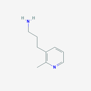 molecular formula C9H14N2 B1649852 3-(2-甲基吡啶-3-基)丙-1-胺 CAS No. 1060806-37-2