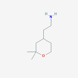 2-(2,2-dimethyltetrahydro-2H-pyran-4-yl)ethanamine