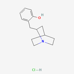 2-(1-Azabicyclo(2.2.2)oct-2-ylmethyl)phenol hydrochloride