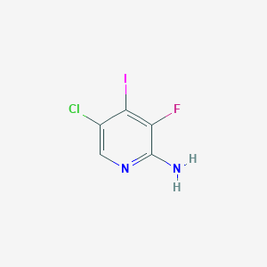 molecular formula C5H3ClFIN2 B1649868 5-Chloro-3-fluoro-4-iodopyridin-2-amine CAS No. 1064783-30-7