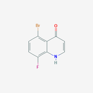 molecular formula C9H5BrFNO B1649869 5-Bromo-8-fluoroquinolin-4(1H)-one CAS No. 1065092-39-8