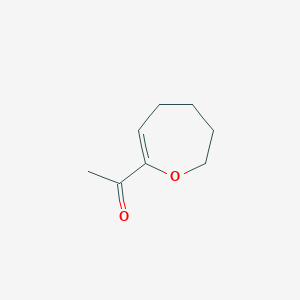 B164987 1-(2,3,4,5-Tetrahydrooxepin-7-yl)ethanone CAS No. 138611-43-5