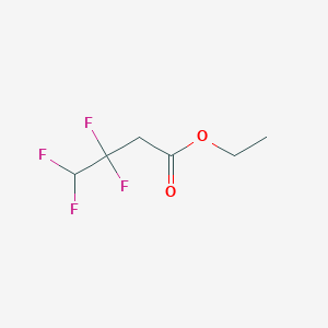 molecular formula C6H8F4O2 B1649878 Ethyl 3,3,4,4-tetrafluorobutanoate CAS No. 106693-03-2