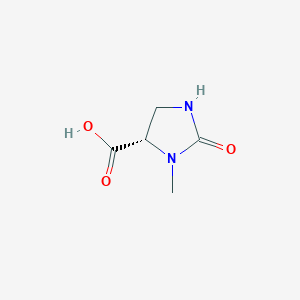 molecular formula C5H8N2O3 B1649881 (4S)-3-Methyl-2-oxoimidazolidine-4-carboxylic acid CAS No. 1069090-27-2