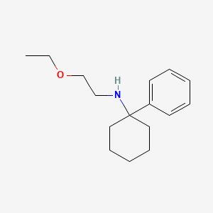 molecular formula C16H25NO B1649894 N-(1-phenylcyclohexyl)-2-ethoxyethanamine CAS No. 1072895-05-6