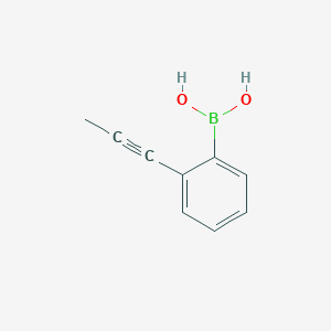 molecular formula C9H9BO2 B1649896 [2-(Prop-1-yn-1-yl)phenyl]boronic acid CAS No. 1073494-56-0