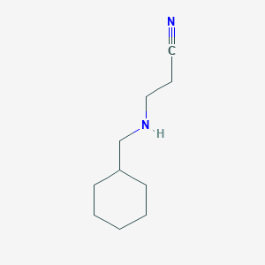 3-(Cyclohexylmethylamino)propanenitrile