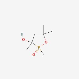 molecular formula C7H15O3P B1649920 cis-2,3,5,5-Tetramethyl-1,2-oxaphospholan-3-ol 2-oxide CAS No. 108331-13-1
