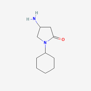 4-Amino-1-cyclohexylpyrrolidin-2-one