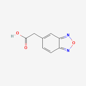 molecular formula C8H6N2O3 B1649922 2-(2,1,3-苯并恶二唑-5-基)乙酸 CAS No. 1083396-48-8