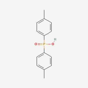 molecular formula C14H15O2P B1649924 Bis(4-methylphenyl)phosphinic acid CAS No. 1084-11-3
