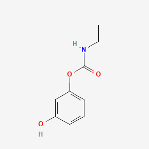Carbamic acid, ethyl-, 3-hydroxyphenyl ester
